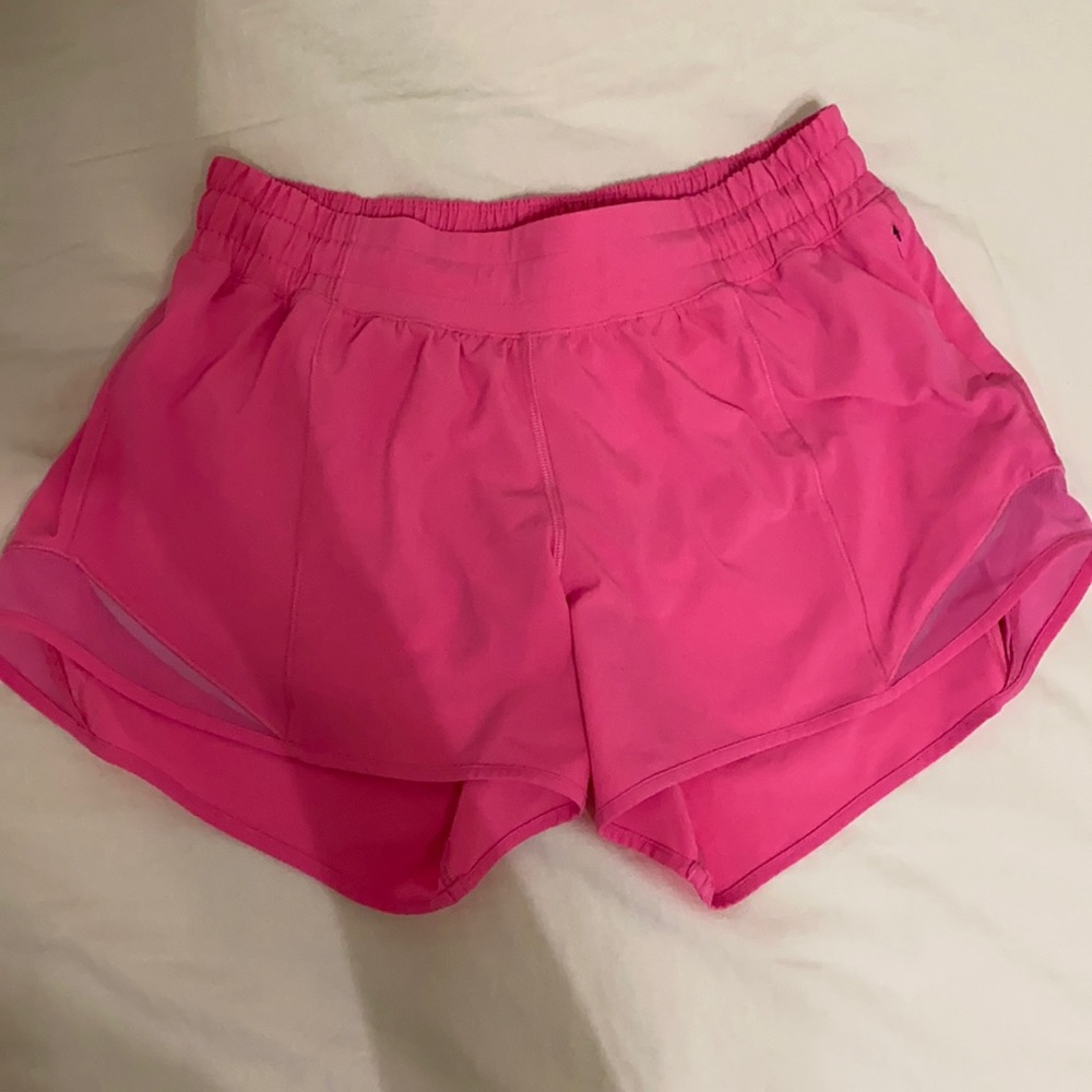 RARE lululemon hot pink shorts